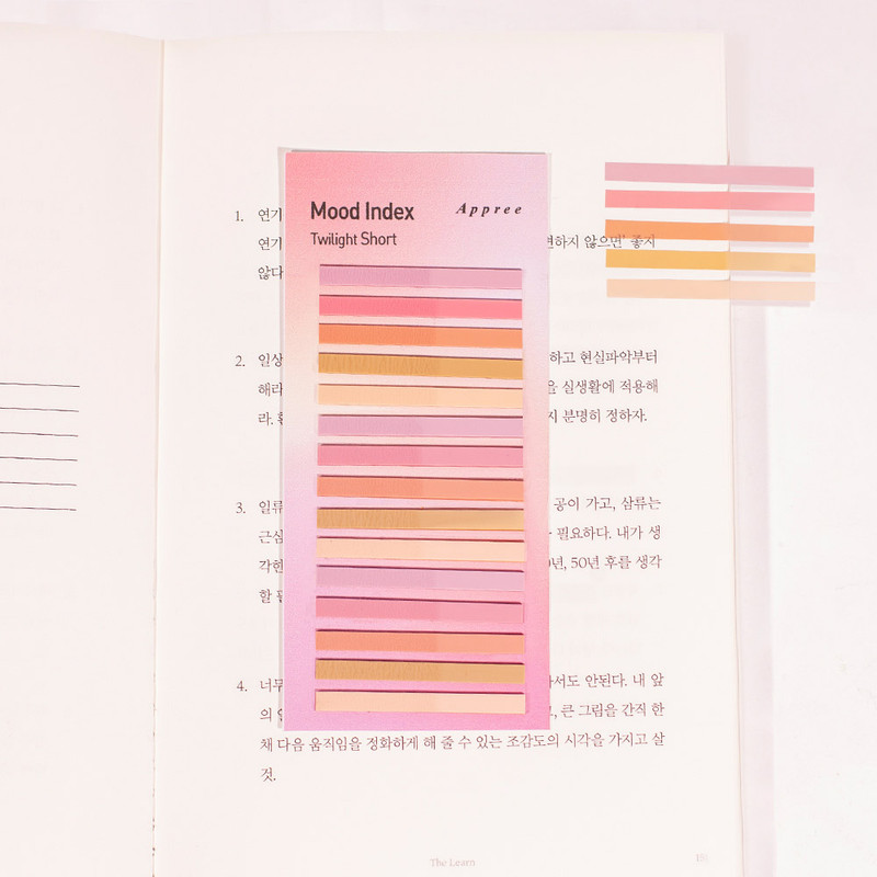 300 Tabs - Appree Twilight Short Mood Sticky Index Set