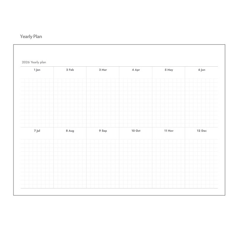 Yearly Plan - O-Check 2026 The Ring Week Dated Weekly Planner