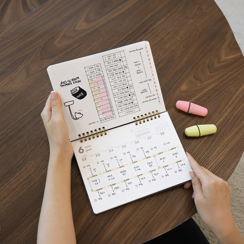 Double-Sided - O-Check 2026 The Ring Week Dated Weekly Planner