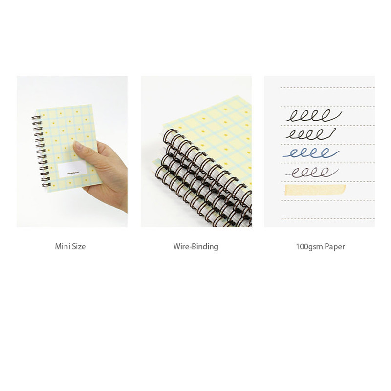 Detail of Paperian Bits And Pieces Mini Undated Weekly Planner