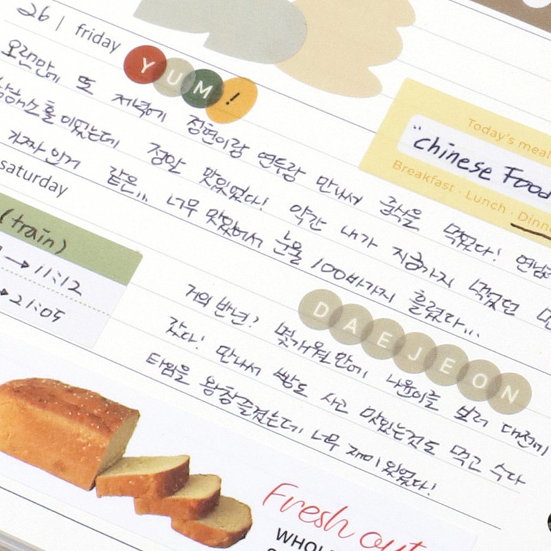 01 Alphabet - Archive Paper Sticker Roll 01-03