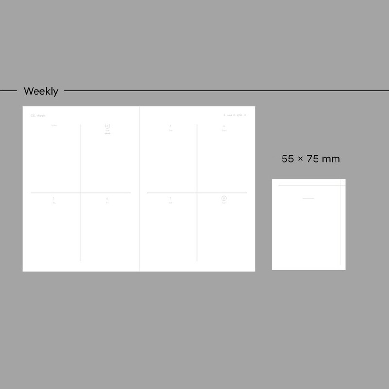 Weekly Plan - Paperian 2026 Episode B6 Dated Weekly Diary Journal