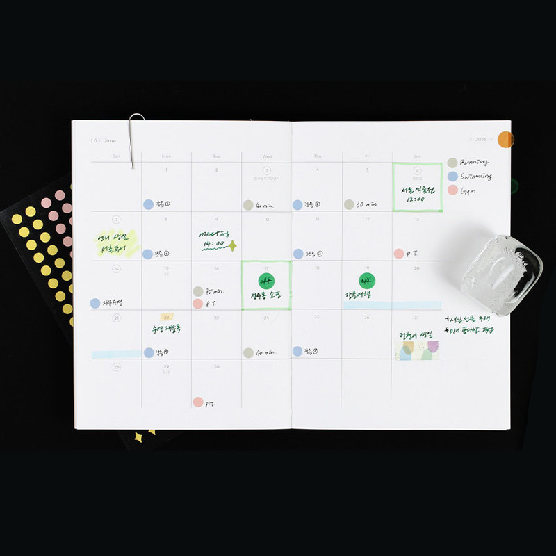 Monthly - Paperian 2026 Episode A6 Dated Weekly Diary Journal