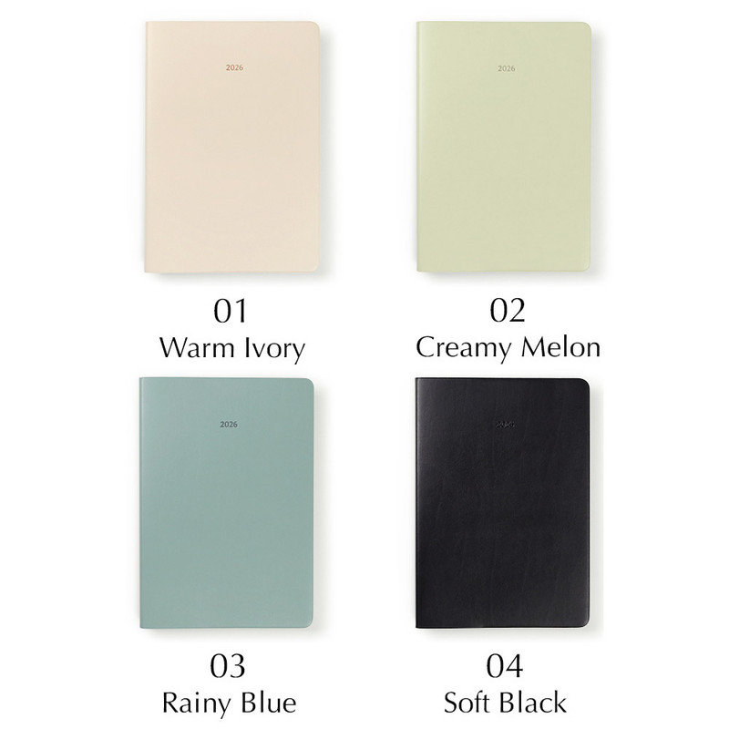 4 Colors - Paperian 2026 Neue A5 Dated Weekly Planner