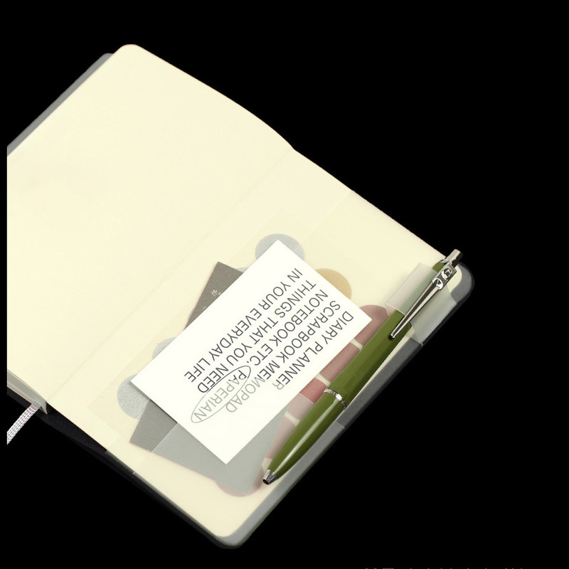 Pocket & Pen Holder - Paperian 2026 Neue Pocket Dated Monthly Planner