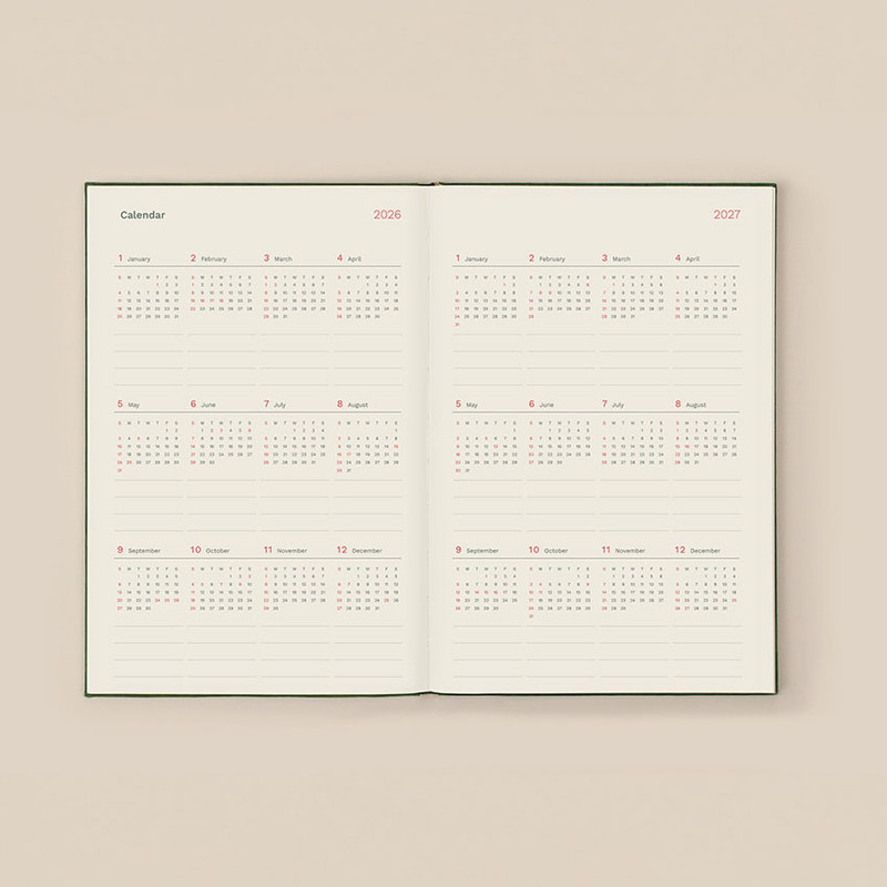 Calendar - Paperian 2026 Attitude A5 Dated Monthly Planner