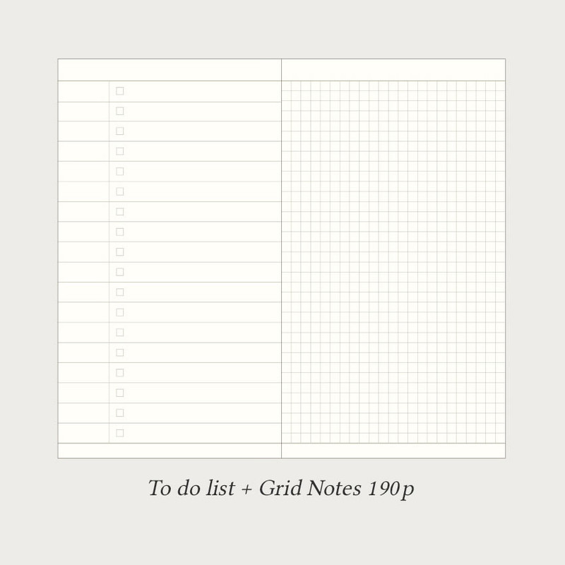 To Do List & Grid Note  - Paperian Edit Take To Do List & Grid Notebook