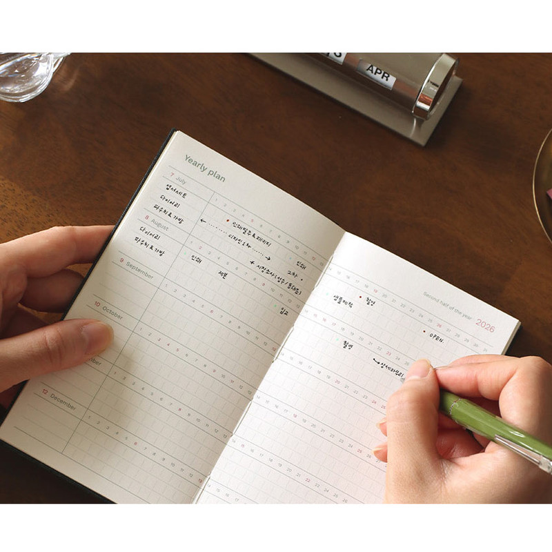 Yearly Plan - Paperian 2026 Attitude Pocket Dated Weekly Planner