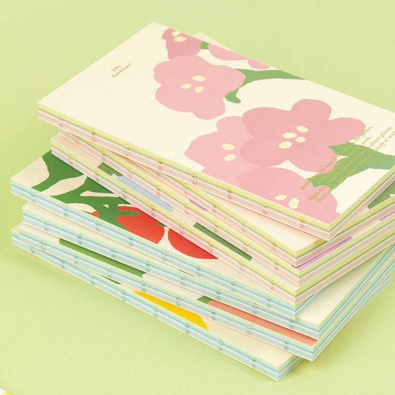 Exposed Spine Binding - Paperian Life Gardener Palette Blank Notebook