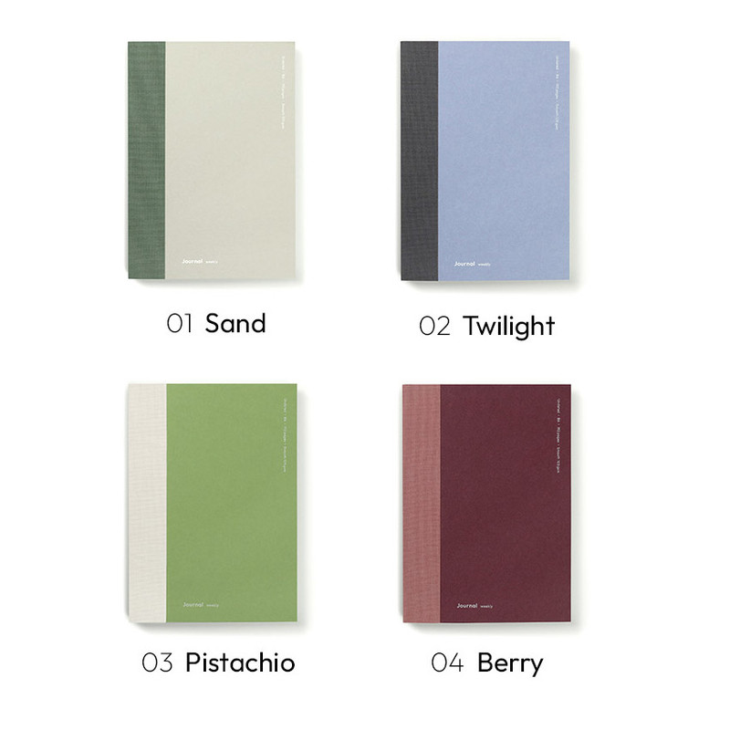 4 Colors - Paperian Episode A6 Undated Weekly Diary Journal