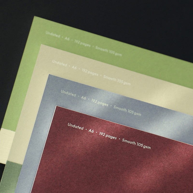 Luxurious Cover Materials  - Paperian Episode A6 Undated Weekly Diary Journal