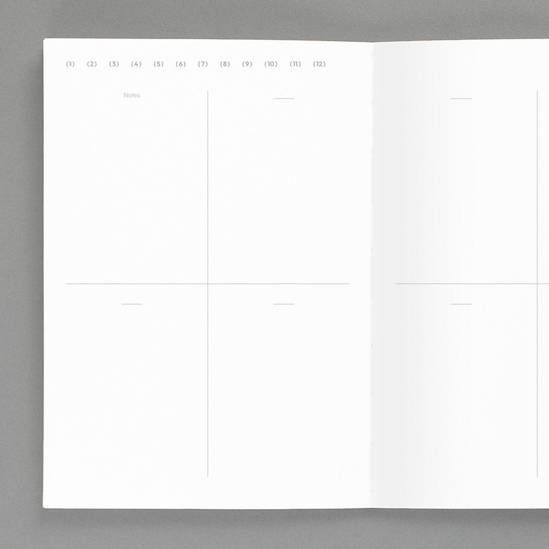 105gsm - Paperian Episode B6 Undated Weekly Diary Journal