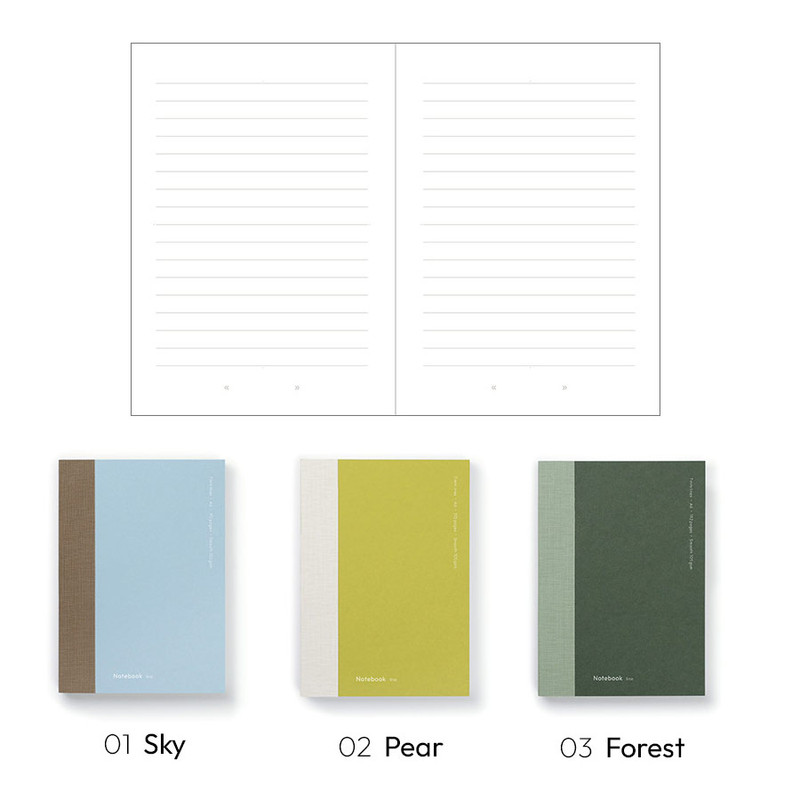 3 Colors - Paperian Episode A6 Lined Notebook