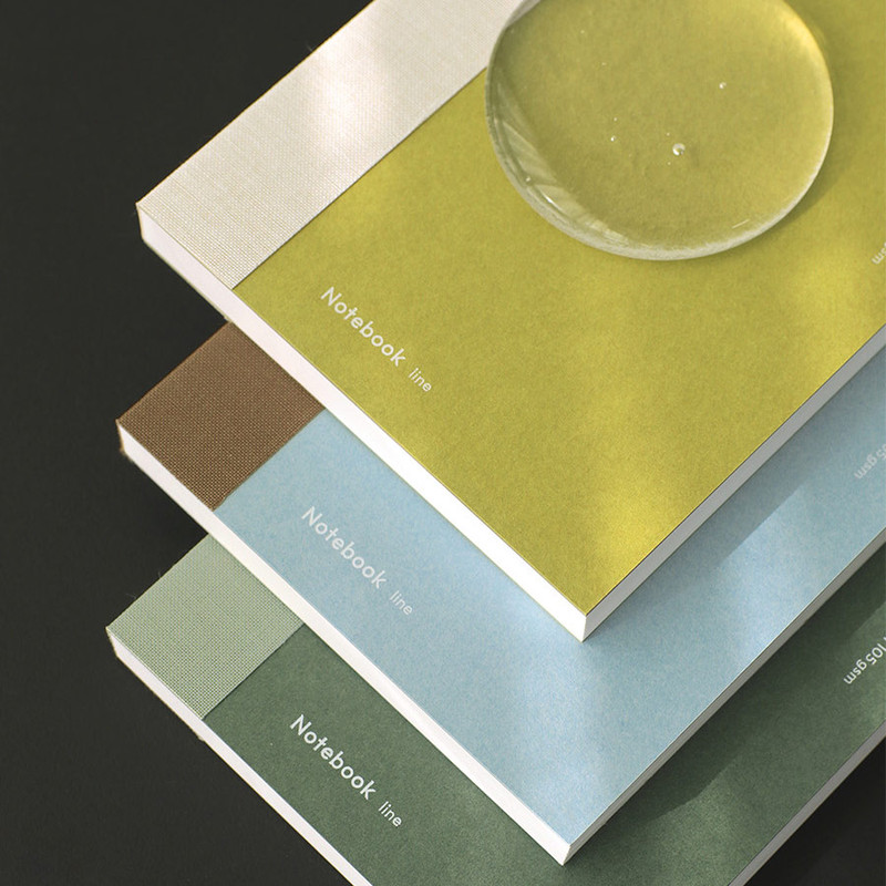 Dutch Van Heek Bookcloth Spine - Paperian Episode A6 Lined Notebook