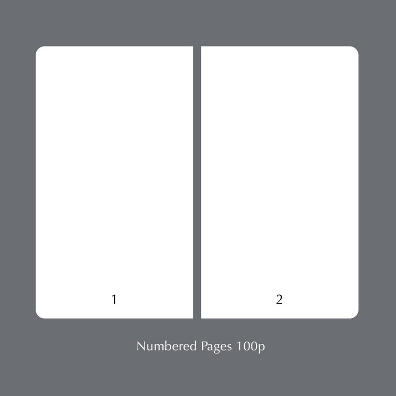 Numbered Pages - Paperian Archive 100 Blank Notebook