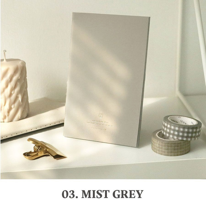 03 Misty Gray - Iconic Haze Pocket Lined Notebook