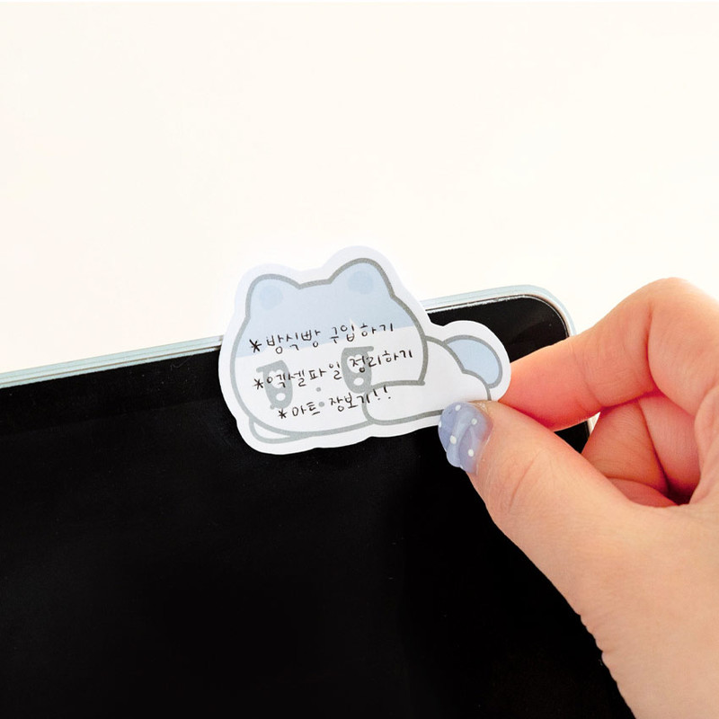 Sticky Memo - GOLGOLZ Bami & Kong Lee Shape Sticky Notes Pad