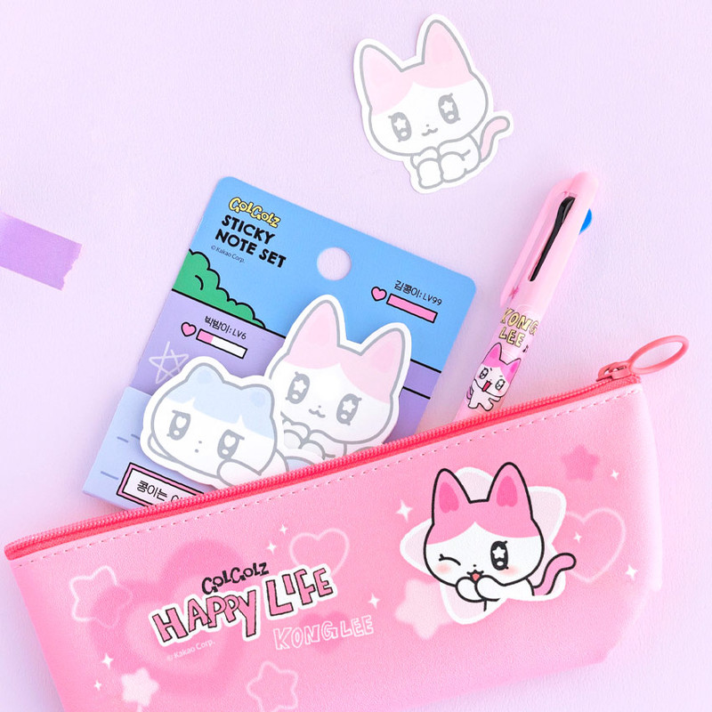 Handy Size - GOLGOLZ Bami & Kong Lee Shape Sticky Notes Pad