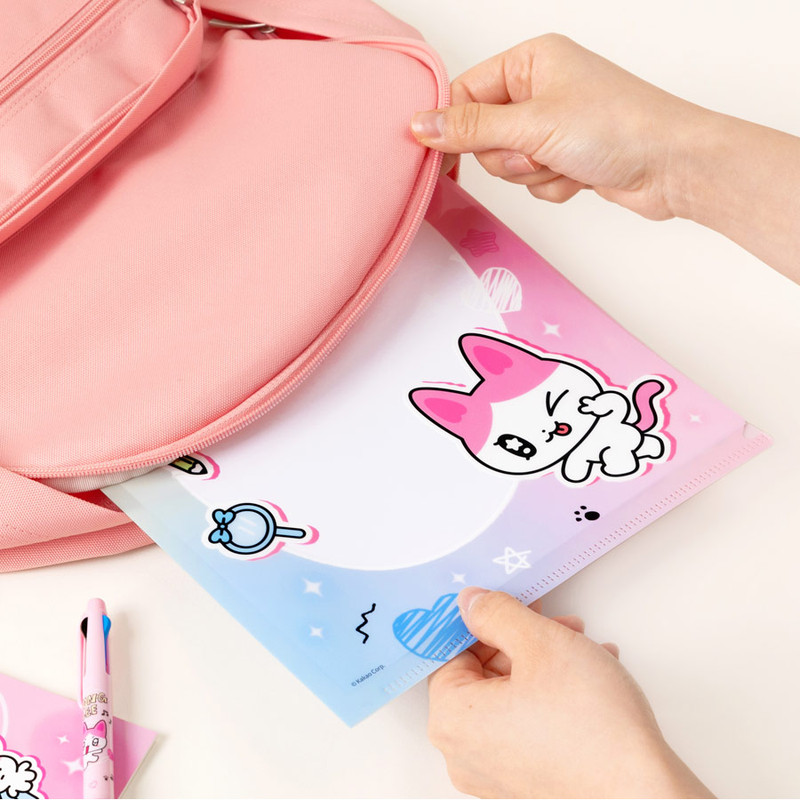 Perfect For School Paper - GOLGOLZ Cute L-Shaped A4 File Folder