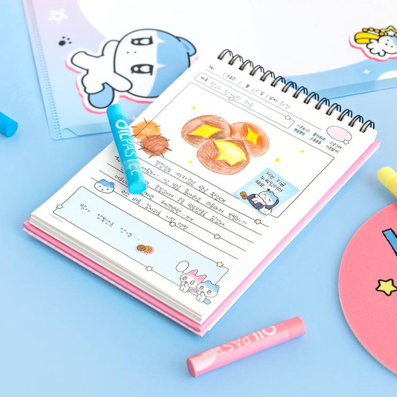 Space for drawings & doodles - GOLGOLZ Awesome Day A4 Undated Daily Journal