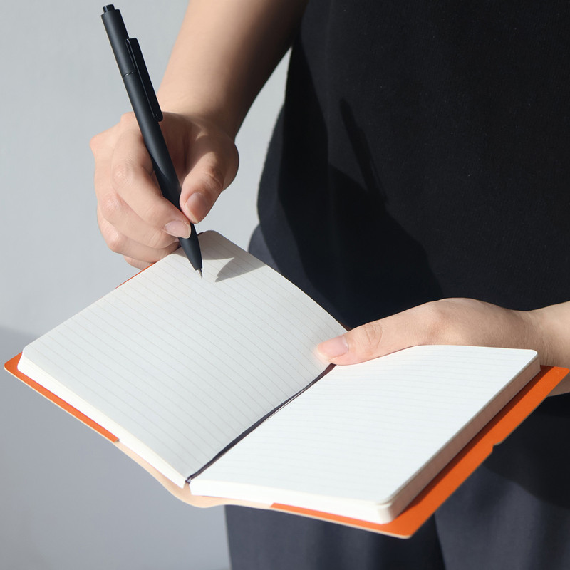 Lightweight - Fenice Handy A6 PU Cover Lined And Blank Notebook