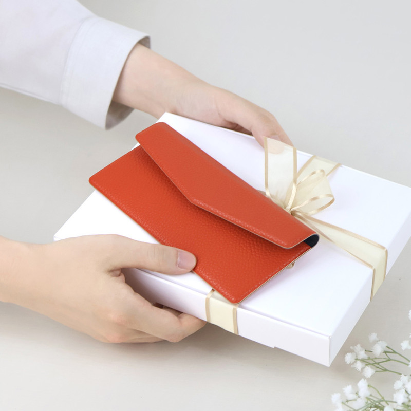 Perfect for Gift - Fenice Vegan Leather Cash Envelope Wallet