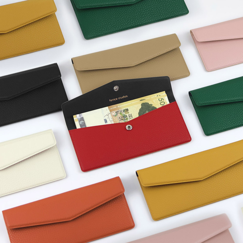 Fenice Vegan Leather Cash Envelope Wallet