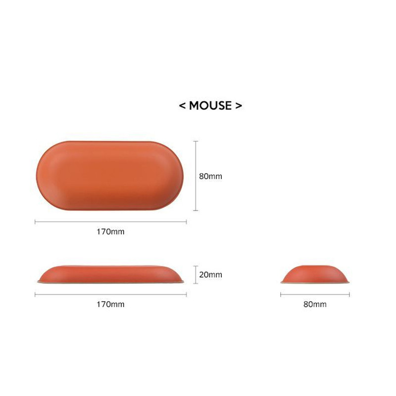 Size - Fenice Ergonomic Vegan Leather Mouse Wrist Rest