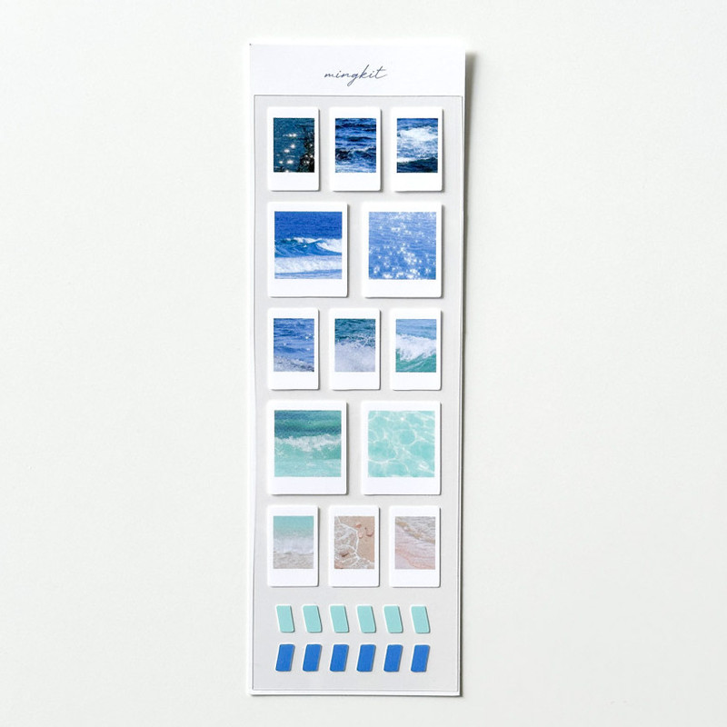 Ocean - Mingkit Instant Photo Removable Sticker Pack