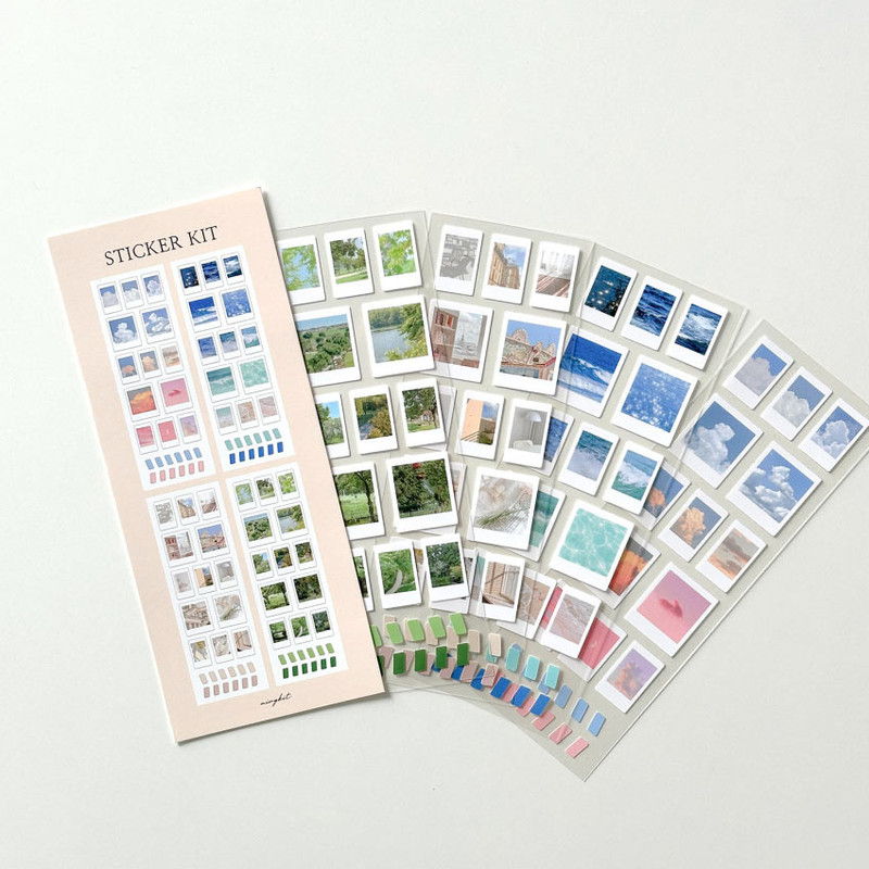 Mingkit Instant Photo Removable Sticker Pack