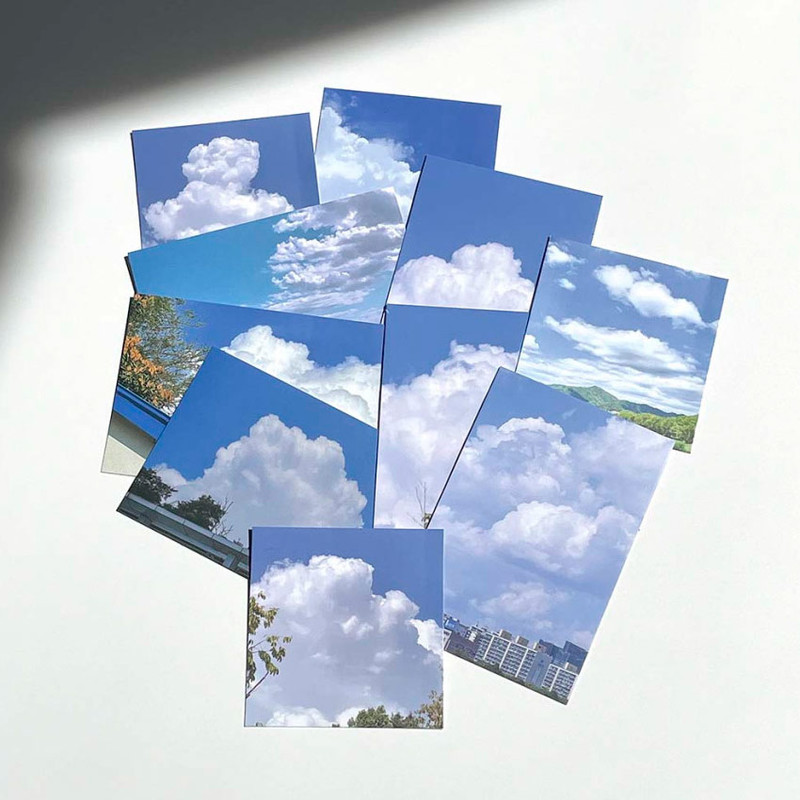 Real Sky Photography - Mingkit White Cotton Photo Sticker Pack