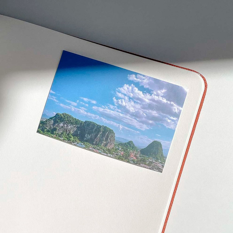 Matte Finish - Mingkit White Cotton Photo Sticker Pack