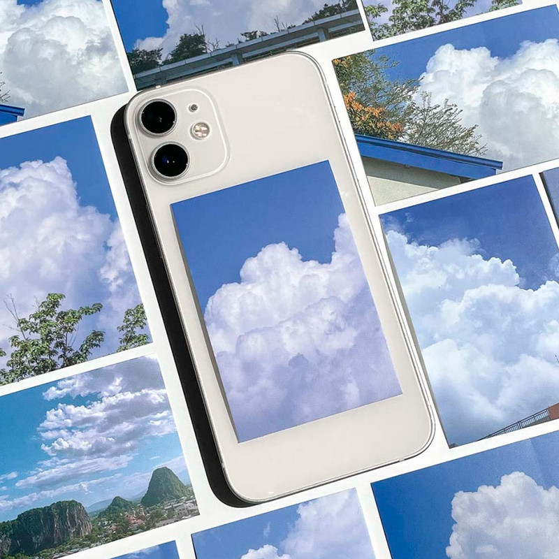 Usage example of Mingkit White Cotton Photo Sticker Pack