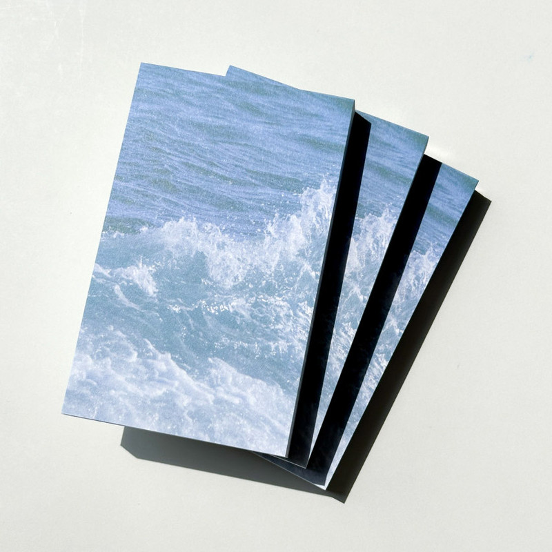 Real Ocean Photography - Mingkit Wave Mini Memo Notepad