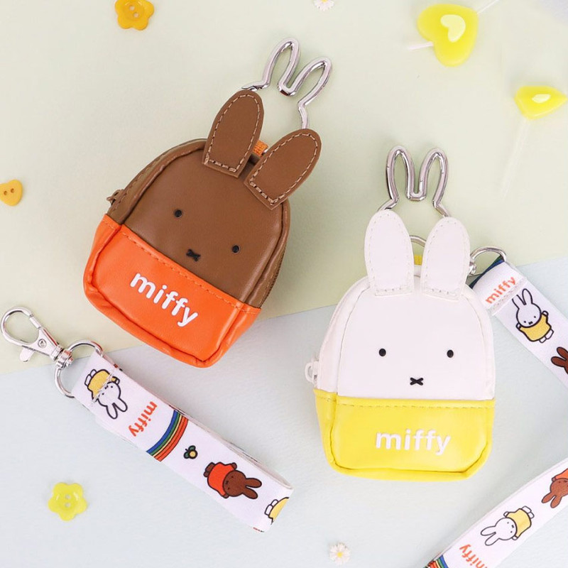 Miffy Backpack AirPods Case With Neck Strap & Bunny Carabiner
