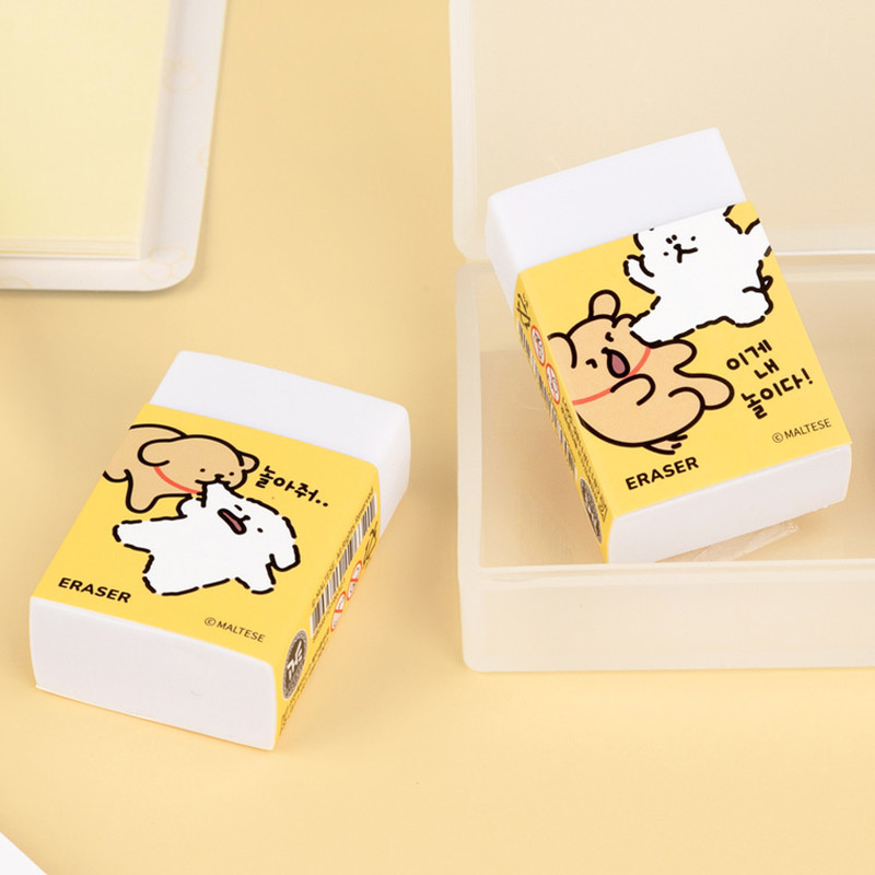 Cute Design - Maltese Cute Puppy Rectangular Eraser
