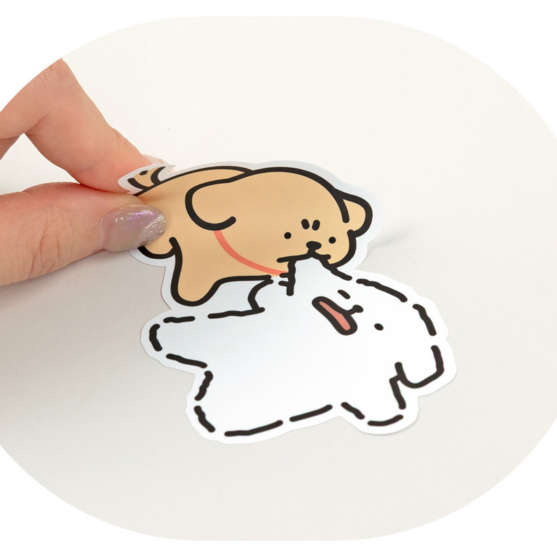 Removable Sticker - Maltese Puppy Big Point Removable Sticker Pack