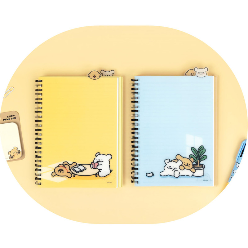PP Index - Maltese Puppy PP Index A5 Lined Notebook