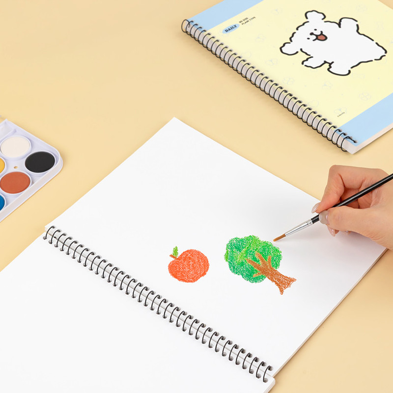 Plain Pages - Maltese Puppy B5 Blank Notebook