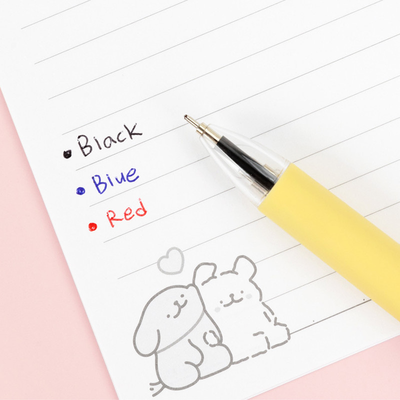 3 Color ink - Maltese Puppy 3-in-1 Multi Color Ballpoint Pen