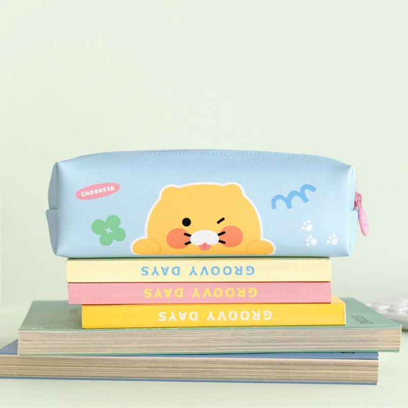 Cute design - Kakao Friends Square Zipper Pencil Case