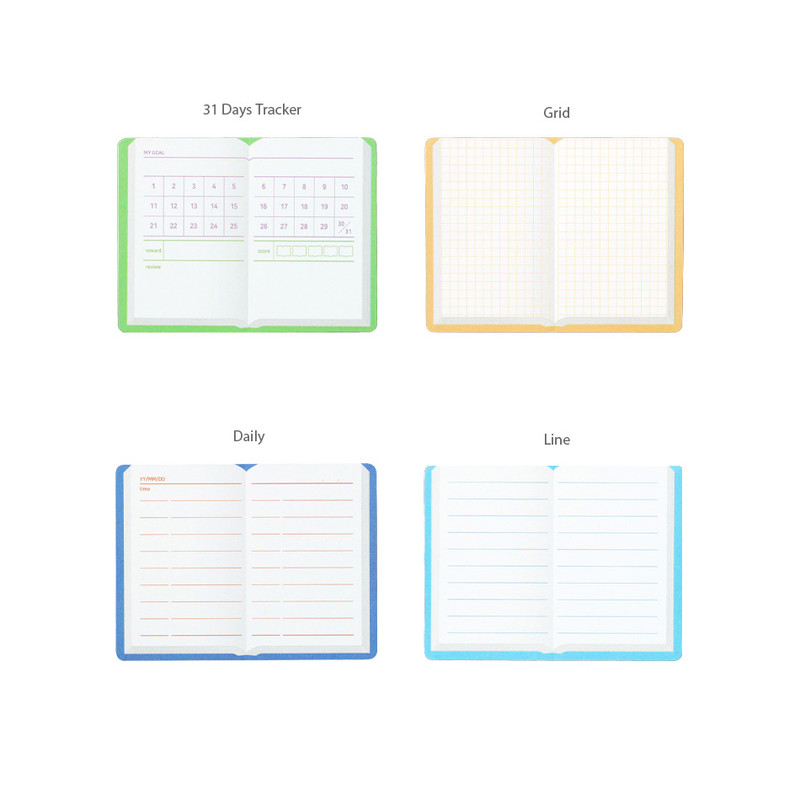 Options - Bookfriends Folding Book Planner Sticky Notepad