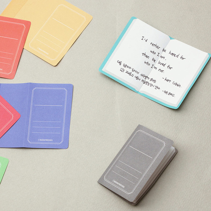 Folding Memo - Bookfriends Folding Book Planner Sticky Notepad