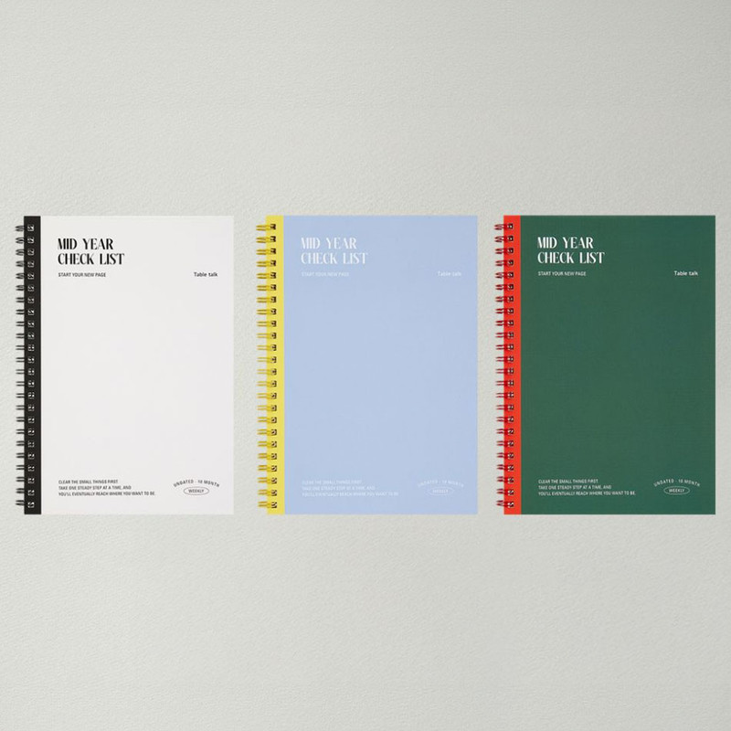 Antenna Shop Table Talk Mid Year A5 Dateless Checklist Weekly Planner