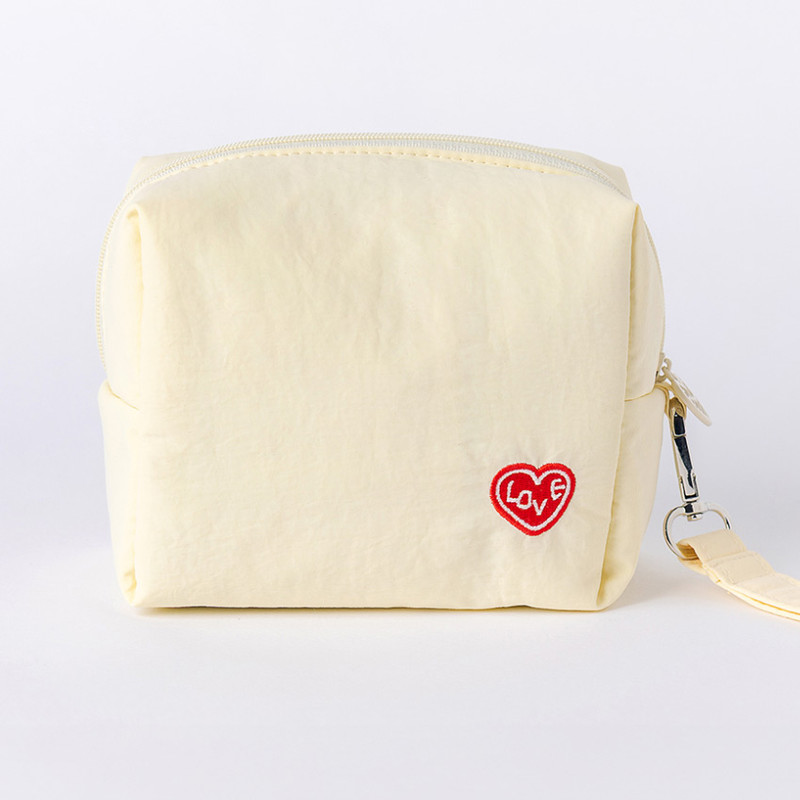 Cute Red Stitching - Romane Brunch Brother Mogry Hug Zipper Pouch