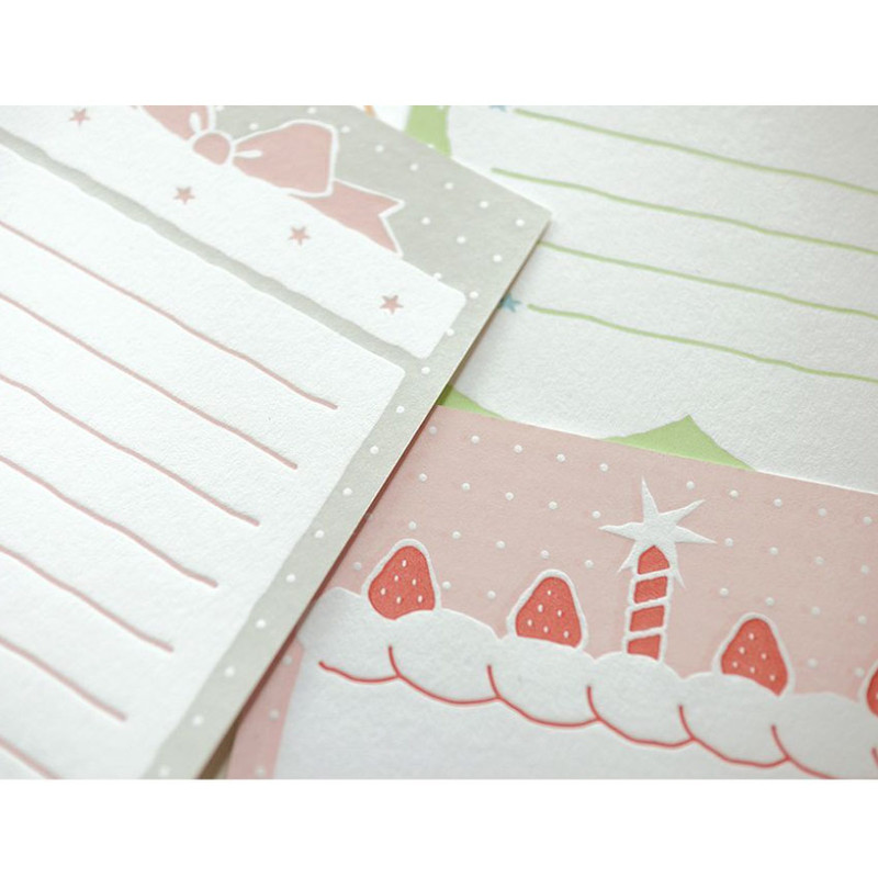 Letter Press - Dash And Dots From The Heart Letter Press Message Card