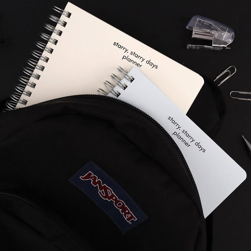 Portable Size - Dash And Dots Starry Starry Days Dateless Daily Planner