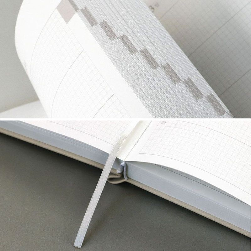 Monthly Index & Ribbon bookmark - ICONIC Everyday Life 5 Years Dated Daily Journal