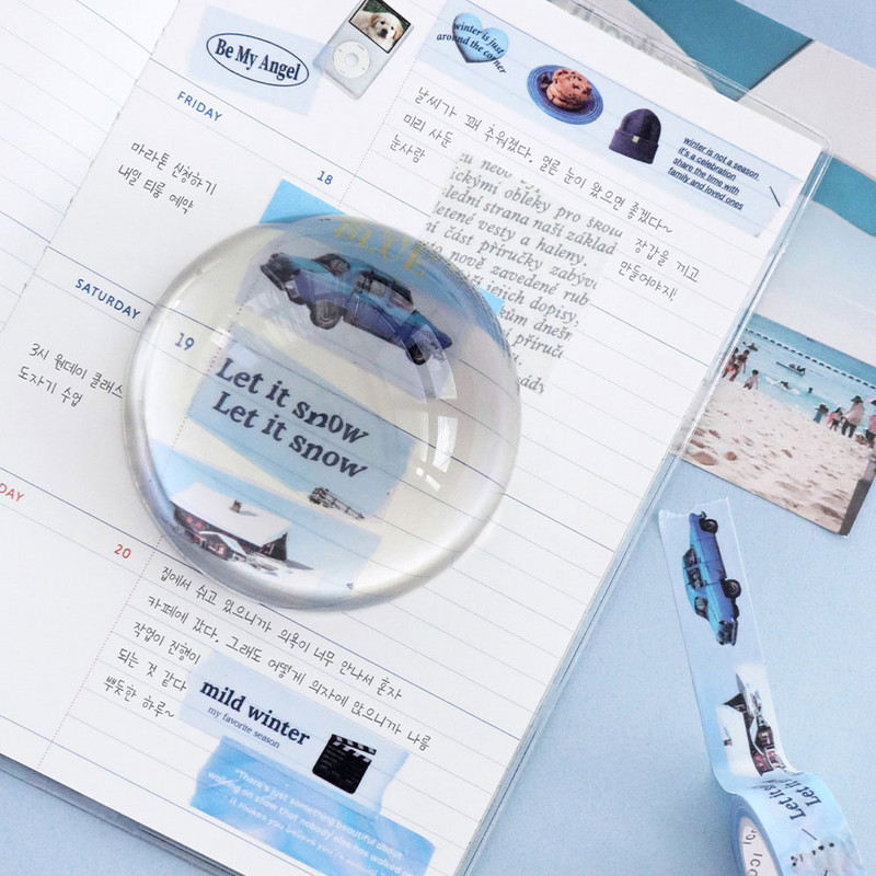 04 Sky Blue - ICONIC Collect 15mm Washi Tape 01-04