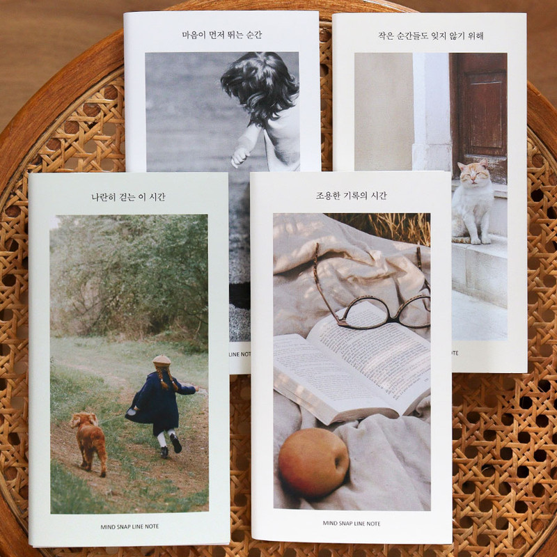 Photo-Aesthetic Covers - Indigo Mind Snap Handy Lined Notebook
